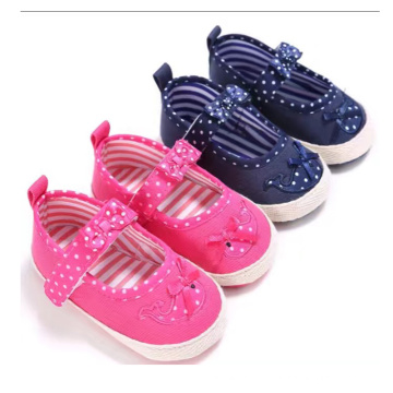 Verão lindo bebê sapatos de lona sapatos de bebê menina sapatos listra azul vermelho crianças meninas